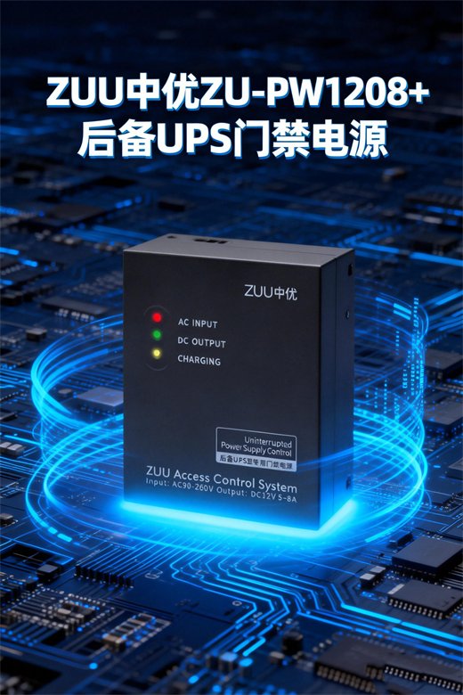 ZU-PW1208 + 门禁电源 12V5A 后备 UPS 动态人脸机专用开关电源｜ZUU中优云联