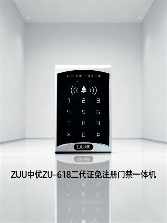 ZU-L618二代证门禁机 · 免注册刷证开门终端｜ZUU中优云联