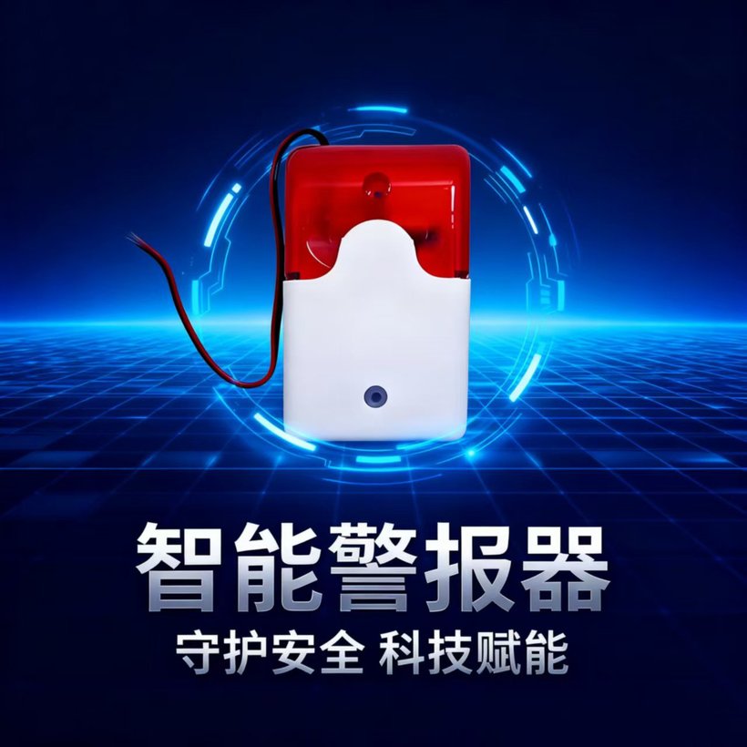 ZU-103 12V红色声光报警器｜ZUU中优云联