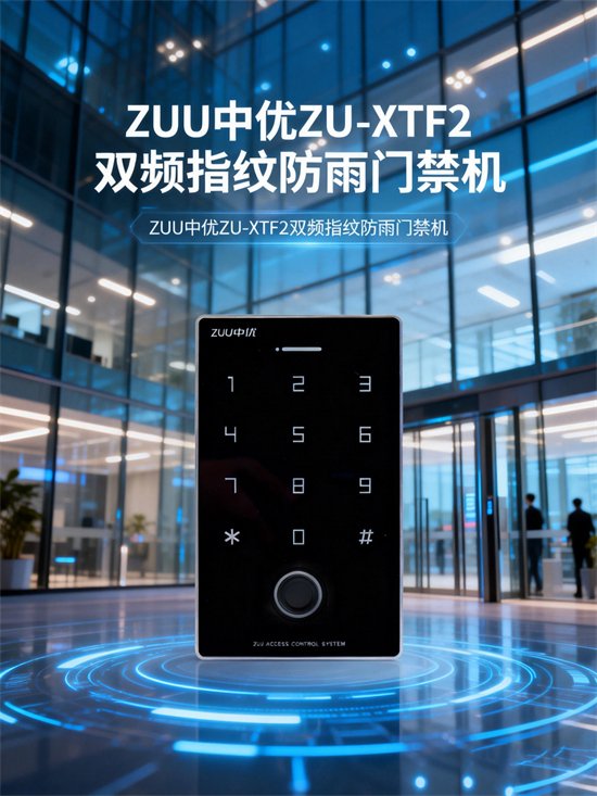 ZU-XTF2 防雨指纹门禁机 户外全防水双频一体机 工厂小区低温耐高温安防设备｜ZUU中优云联