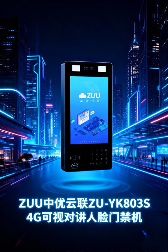 ZU-YK803S 高清大屏 + 安防抓拍人脸门禁机-13寸大屏4G/5G可视对讲人脸门禁机｜ZUU中优云联